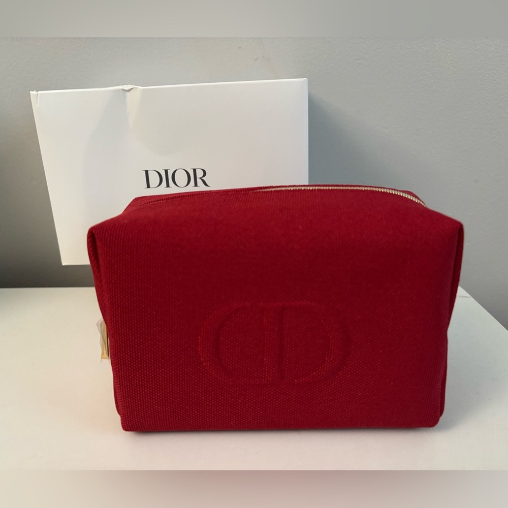 DIOR | Red Dior Beauty Makeup Bag